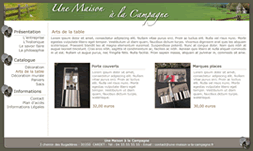 Création site internet Nîmes - Une maison à la Campagne